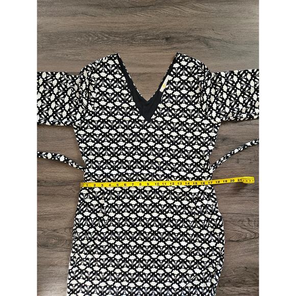 Boden Women's Black and White Amy Jersey Midi Dress Size Medium - Picture 12 of 14